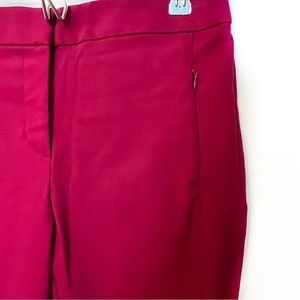 NWT LOFT HOT PINKISH WINE  HIGH WAIST ANKLE PANTS - SIZE 4